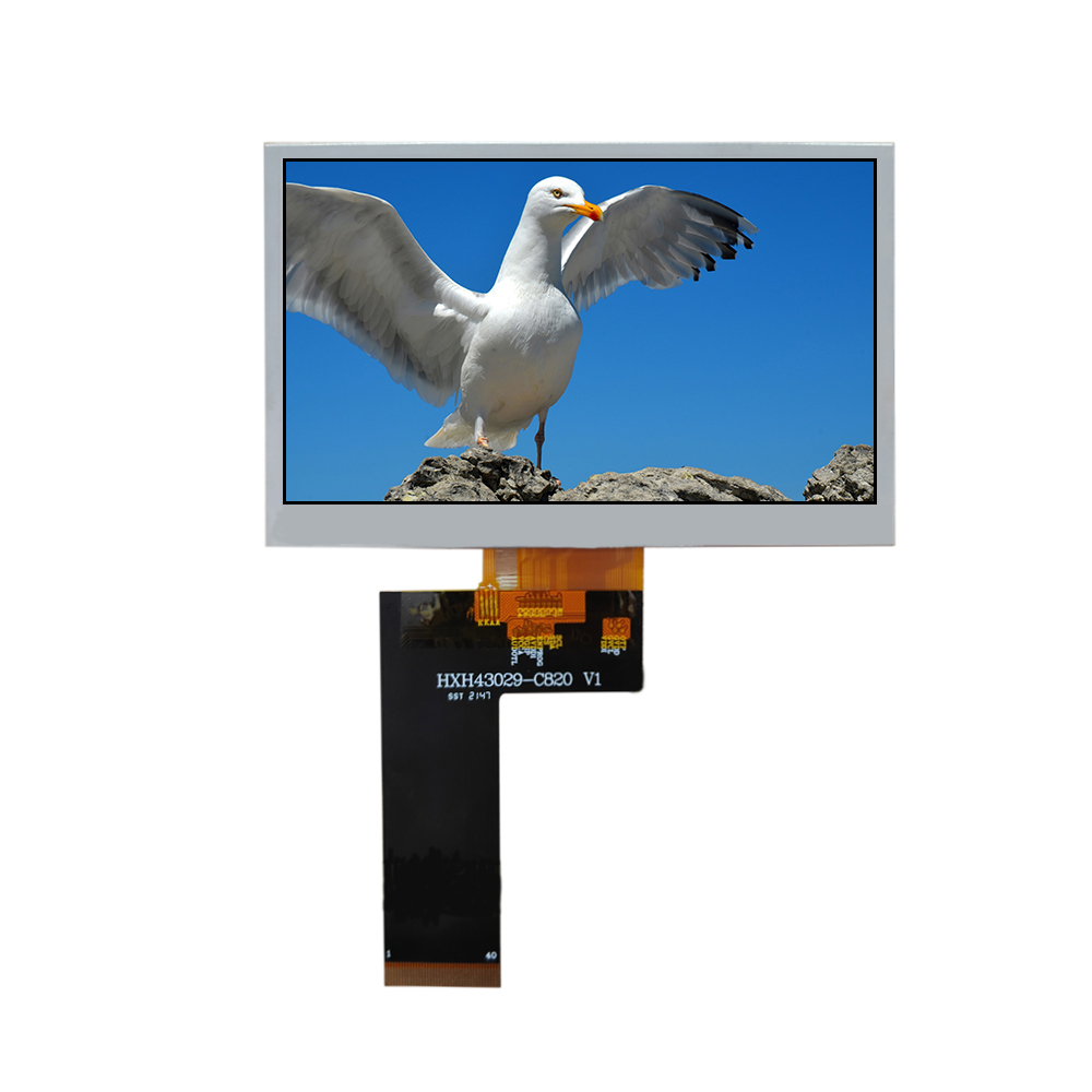 4.3-inch 480 * 800 resolution 16:9 LCD display screen